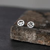 Pendientes de Perno de Aleación de Zinc, chapado, Joyería & para mujer, más colores para la opción, 10x10mm, Vendido por Par