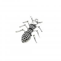 Zinc Alloy Animal Pendants, Ant shape, antique silver color plated, DIY Approx 2mm, Approx 