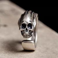 Zinc Alloy Finger Ring, silver color plated, fashion jewelry & Unisex 