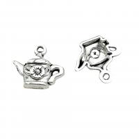 Zinc Alloy Jewelry Pendants, teapot, antique silver color plated, vintage & DIY Approx 