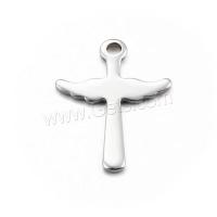 Stainless Steel Cross Pendants, 304 Stainless Steel, DIY, original color 