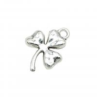 Zinc Alloy Jewelry Pendants, Three Leaf Clover, antique silver color plated, vintage & DIY Approx 