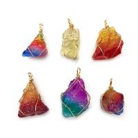 Natural Quartz Pendants, irregular, DIY aboutuff1a17x41- 