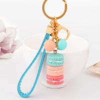 Zinc Alloy Key Clasp, with Acrylic, Macaron, Unisex 16cm,11cm,4*2cm 