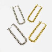 ステンレス　ダングル ピアス, 304ステンレススチール, メッキ, ファッションジュエリー & 女性用, 無色 売り手 ペア