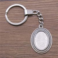 Zinc Alloy Pendant Cabochon Setting, Oval, plated, vintage & DIY 