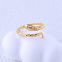 Edelstahl Fingerring, 304 Edelstahl, Schlange, plattiert, Modeschmuck & für Frau, keine, Größe:7, verkauft von PC