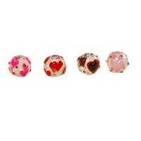 Glass Beads, Round, DIY & enamel 15mm 