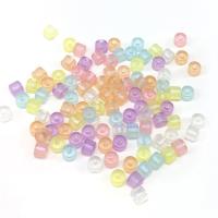 Abalorios Acrílicos Estilo Gominola , Acrílico, Columna, Bricolaje, más colores para la opción, 5x6mm, agujero:aproximado 2mm, aproximado 100PCs/Bolsa, Vendido por Bolsa