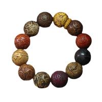 Wrist Mala, Multi - gemstone, folk style & Unisex, 20mm 