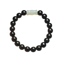 Wrist Mala, Sandalwood, with Jade, folk style & Unisex 8mm Approx 7 Inch 