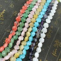 Single Gemstone Beads, Natural Stone, Carved, DIY Approx 1.5mm 