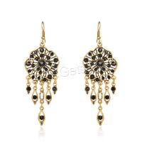 Fashion Fringe Earrings, Zinc Alloy, vintage & fashion jewelry & for woman & with rhinestone 