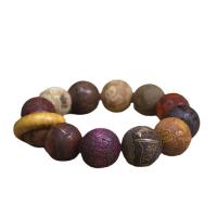 Wrist Mala, Sandalwood, folk style & Unisex 20mm 