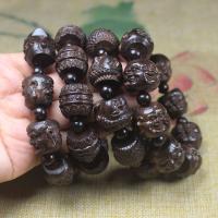 Wrist Mala, Aloewood, folk style & Unisex 20mm Approx 7 Inch 