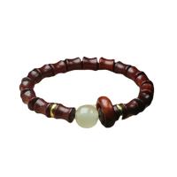 Wrist Mala, Pterocarpus Santalinus, folk style & Unisex Approx 7 Inch 