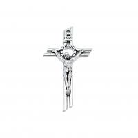 Zinc Alloy Cross Pendants, antique silver color plated, DIY Approx 