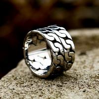 Anillo de dedo de acero Titanium de, Partículas de acero, pulido, diverso tamaño para la opción & para hombre, tamaño:7-12, Vendido por UD