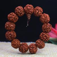 Rudraksha Bracelet, folk style & Unisex 15-18mm Approx 8-9 Inch 