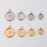 Stainless Steel Pendant Setting, 304 Stainless Steel, DIY 