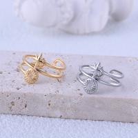 Edelstahl Fingerring, 304 Edelstahl, plattiert, Modeschmuck & verschiedene Größen vorhanden & für Frau, keine, verkauft von PC