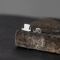 asymmetrische Ohrringe, Zinklegierung, plattiert, Modeschmuck & für Frau, keine, 10x10mm, verkauft von Paar