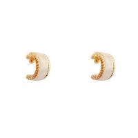 Acrylic Stud Earring, Zinc Alloy, with Acrylic, high quality plated, fashion jewelry & for woman 