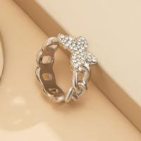 Zinc Alloy Finger Ring, plated, fashion jewelry & for woman 