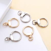 Zinc Alloy Key Clasp, DIY & Unisex 