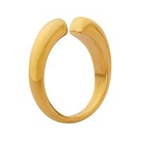 Anillo de dedo de acero Titanium de, Partículas de acero, Donut, Recubrimiento iónico al vacío, para mujer, más colores para la opción, 4mm,5mm, tamaño:7, Vendido por UD