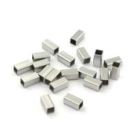 Stainless Steel Tube Beads, 304 Stainless Steel, DIY original color 