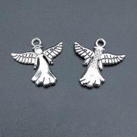 Zinc Alloy Jewelry Pendants, Angel, antique silver color plated, vintage & DIY Approx 