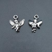 Zinc Alloy Jewelry Pendants, Angel, antique silver color plated, vintage & DIY Approx 