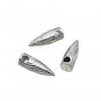 Zinc Alloy Jewelry Pendants, Bullet, antique silver color plated, vintage & DIY Approx 