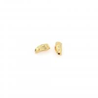 Brass Spacer Beads, irregular, 18K gold plated, DIY 