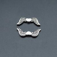 Zinc Alloy Spacer Beads, Wing Shape, antique silver color plated, vintage & DIY Approx 