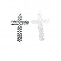 Zinc Alloy Cross Pendants, antique silver color plated, vintage & DIY Approx 