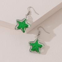 Resin Drop Earring, Star, fashion jewelry 