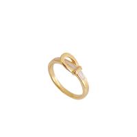 Messing Fingerring, Modeschmuck & für Frau, goldfarben, 3.6cm, verkauft von PC