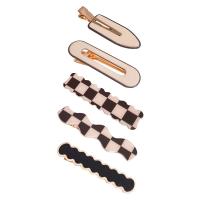 Alligator Hair Clip, Zinc Alloy, with Acrylic & for woman 