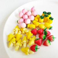 Fashion Plastic Pendants, PVC Plastic, Fruit, break proof & cute & DIY Approx 