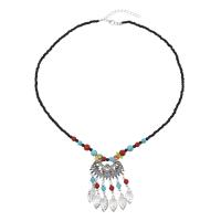 Bridal Hair Wreath, Zinc Alloy, with Seedbead & turquoise & Gemstone, polished, fashion jewelry & folk style & multifunctional & for woman & enamel .5 cm 