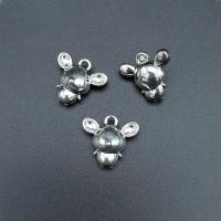 Zinc Alloy Animal Pendants, Mouse, antique silver color plated, durable & break proof & DIY Approx 