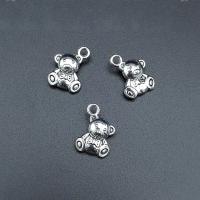 Zinc Alloy Animal Pendants, Bear, antique silver color plated, durable & break proof & DIY Approx 