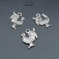 Zinc Alloy Animal Pendants, antique silver color plated, durable & break proof & DIY Approx 