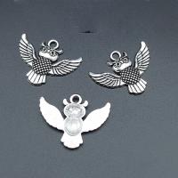 Zinc Alloy Animal Pendants, Owl, antique silver color plated, durable & break proof & DIY Approx 