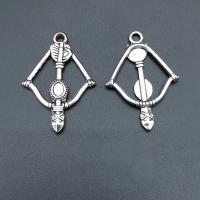 Zinc Alloy Jewelry Pendants, antique silver color plated, vintage & DIY & hollow Approx 