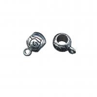 Zinc Alloy Bail Beads, antique silver color plated, vintage & DIY Approx 