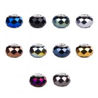 Glass Beads, plated, fashion jewelry & for woman, mixed colors 