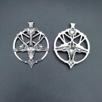 Zinc Alloy Hollow Pendants, antique silver color plated, vintage & DIY Approx 